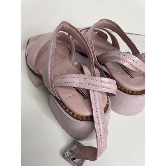 Anthropologie Elvio Zanon Cross Strap Sport Sandals Lilac Purple Size 40 US 9.5 - Picture 4 of 7